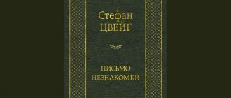 Обложка книги «Письмо незнакомки»