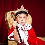 Child on the throne