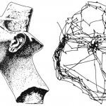 Rice. 1. An example of the trajectory of eye movement when viewing the profile of Nefertiti 